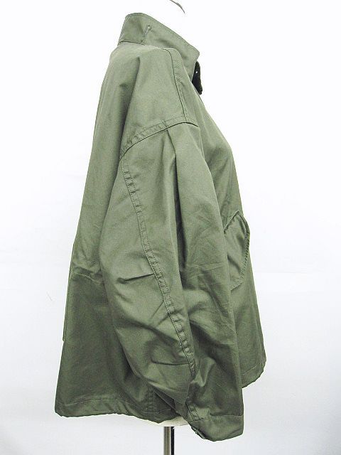 H122*green グリーン☆HYKE ハイク☆ファー☆モッズコート☆カーキ H122*green グリーン☆HYKE ハイク☆ファー☆モッズコート☆カーキ