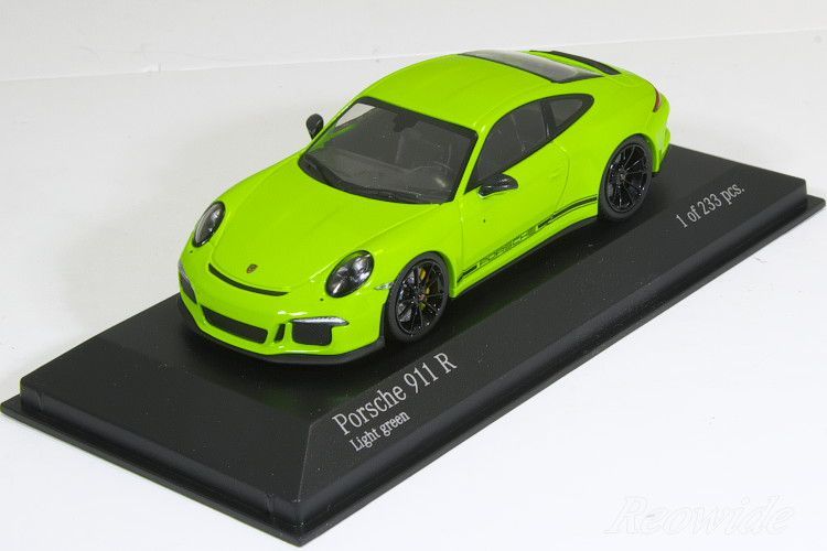 ミニチャンプス 特注 1/43 ポルシェ 販売済み 911R (991) 2016 ライト