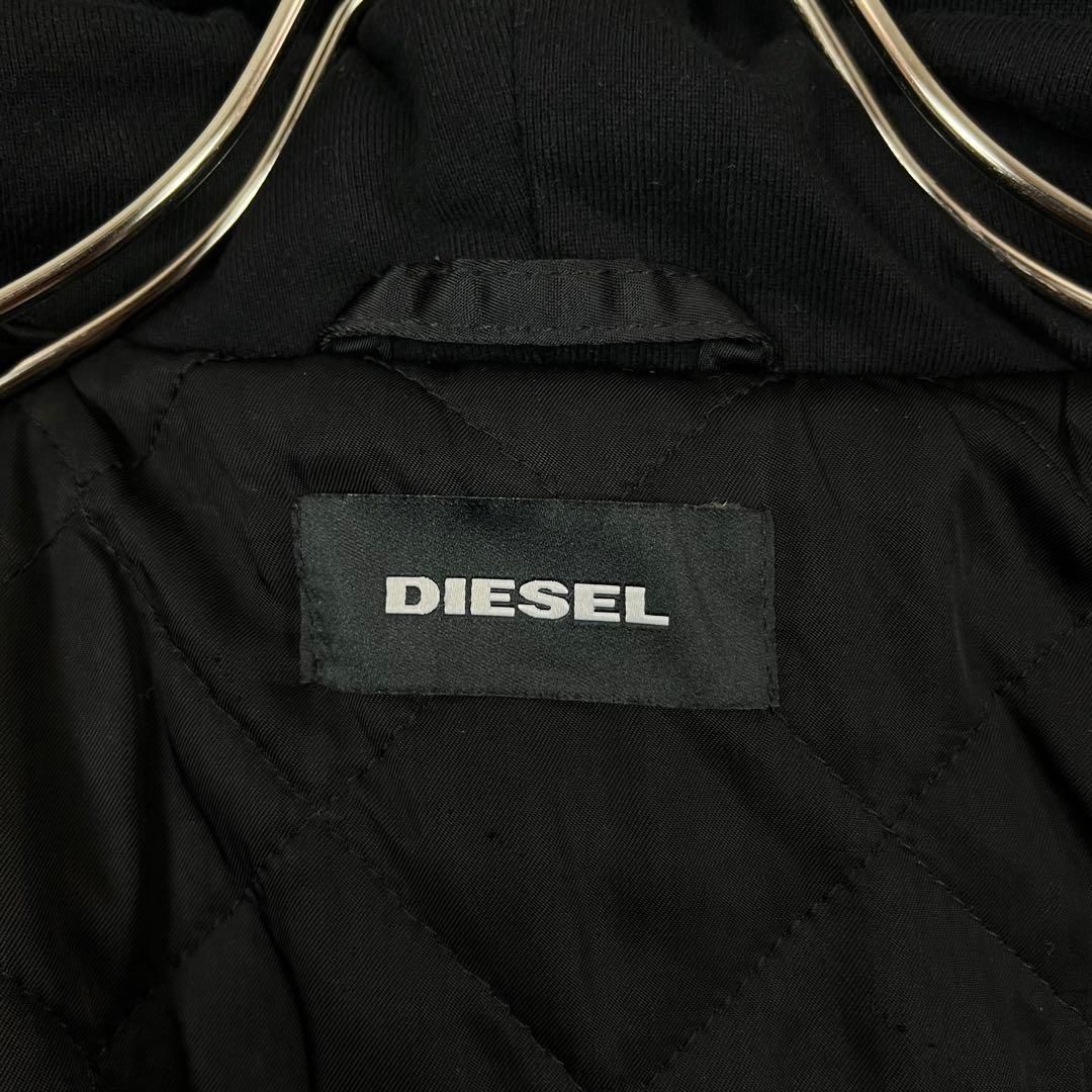 DIESEL ディーゼル 中綿 レザー切り替え 再構築 スタジャン L - メルカリ