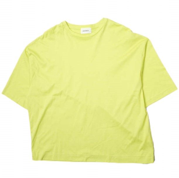 ADAWAS アダワス 23SS 日本製 OVERSIZED T-SHIRT オーバーサイズTシャツ ADWS-208-35 Free LIME 半袖 トップス【中古】【ADAWAS】 ADAWAS アダワス 23SS 日本製 OVERSIZED T-SHIRT オーバーサイズT