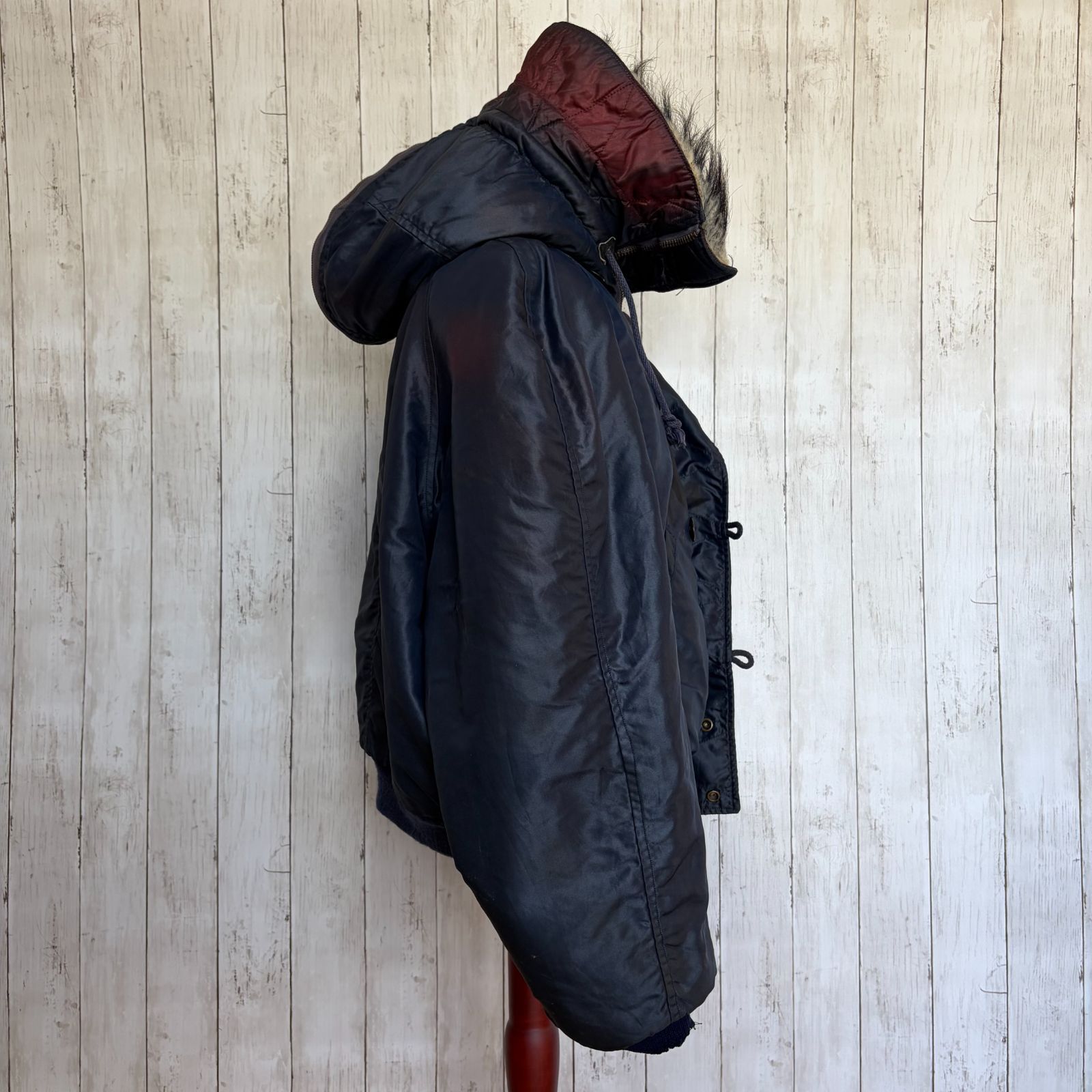 1950 N-2A フライトジャケット ヴィンテージ 50s U.S.AIR FOCE N-2A Fiying Jacket フライトジャケット XLサイズ ネイビー
