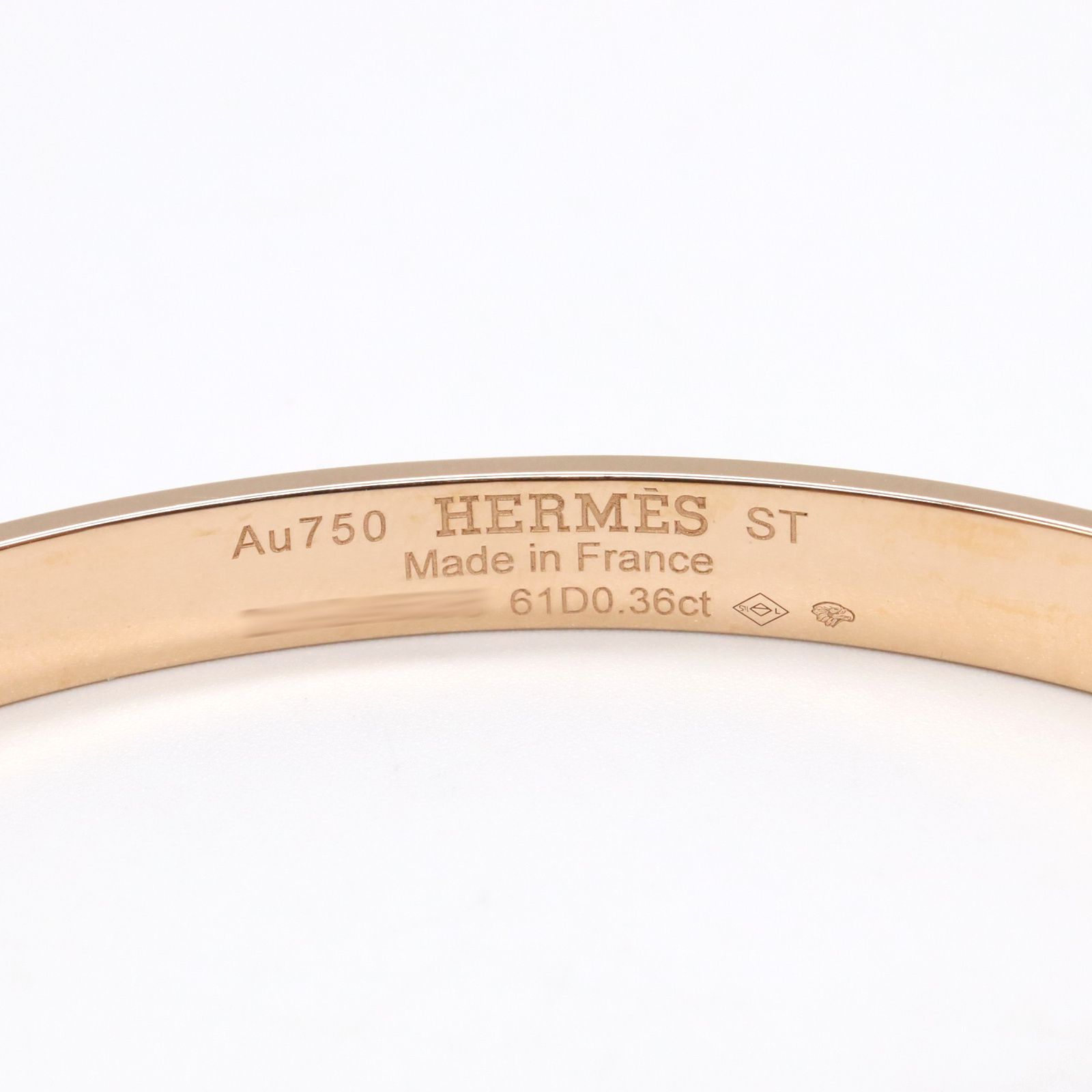 エルメス HERMES ブレスレット ケリーブレスレット ダイヤ 腕回り16cm 