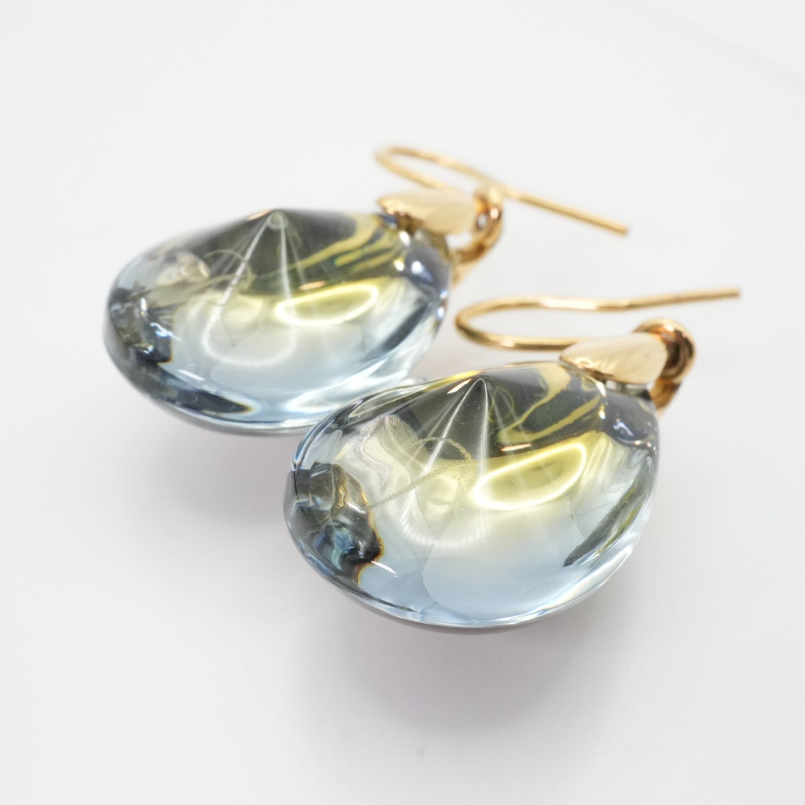 美品　バカラ　ピアス　k18 750 楽天市場】バカラ クリスタル ピアス K18イエローゴールド レディース