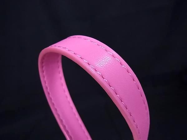 ■極美品■ VERSACE JEANS COUTURE ヴェルサーチェ ジーンズ クチュール レザー 2WAY ハンドバッグ ショルダー ピンク系 FJ8231 □極美品□ VERSACE JEANS COUTURE ヴェルサーチェ ジーンズ