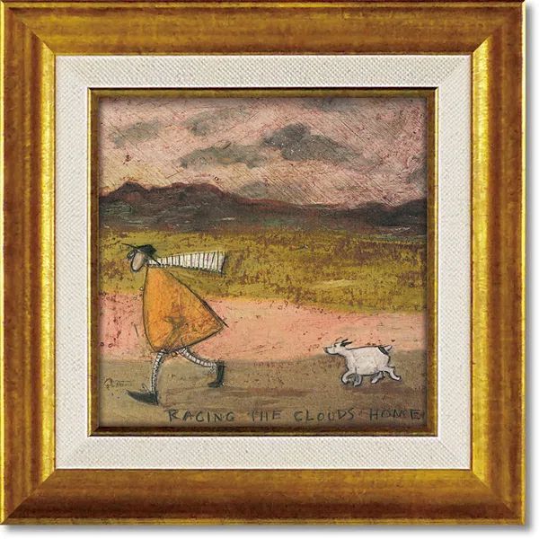 サムトフト「ピクニックの穴場を探そう」Mサイズ ゲル加工アート