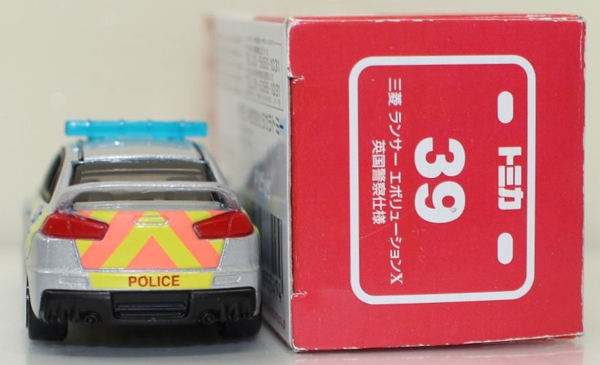 USED トミカ 39 三菱 ランサーエボリューションX 英国警察仕様