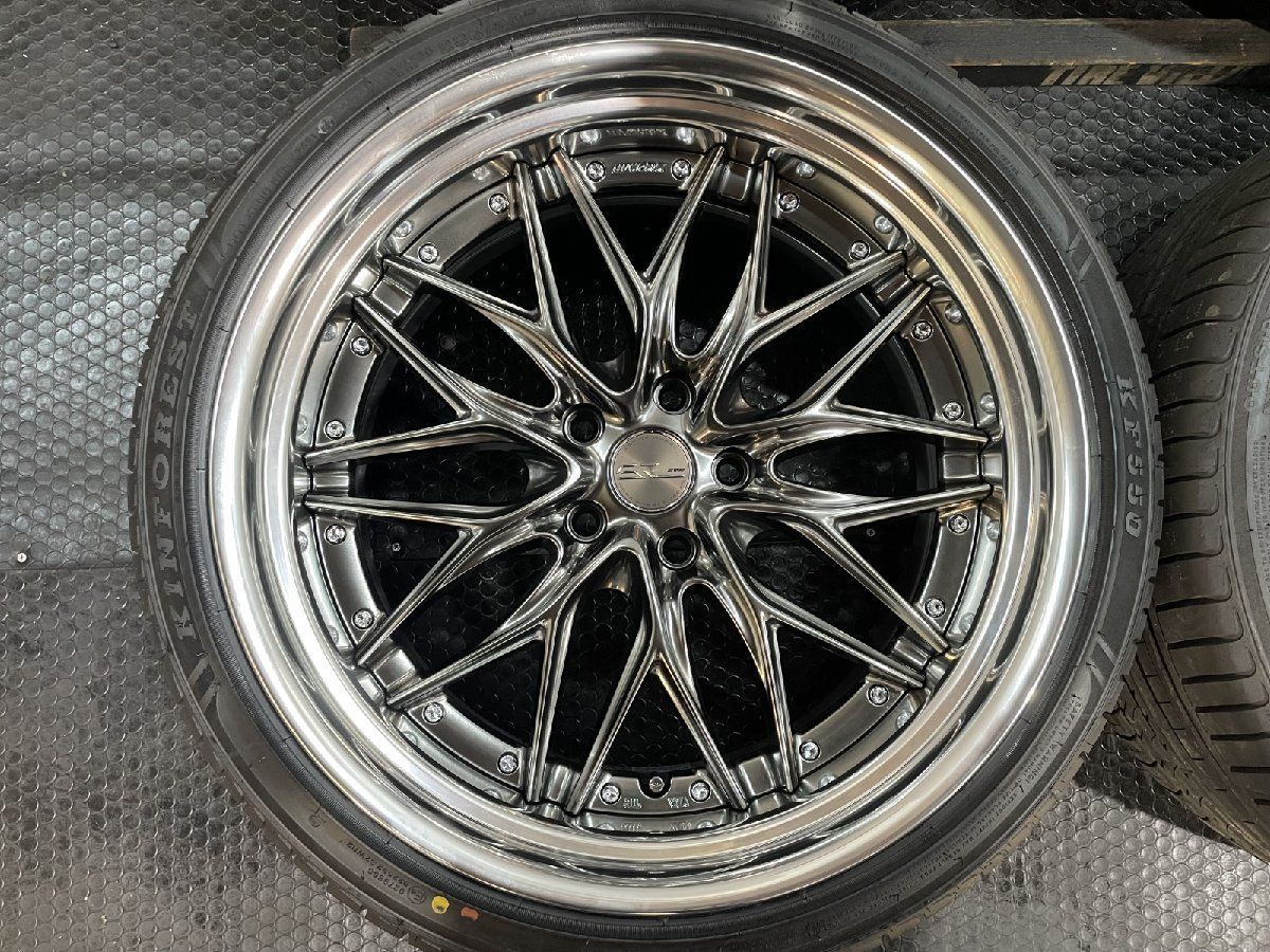 KINFOREST 285 30ZR21 245 35ZR21 夏タイヤ WORK シュバート クヴェル 21インチ 9J 10J5HPCD120 20 33 Sリム レクサスLS MTO497MY