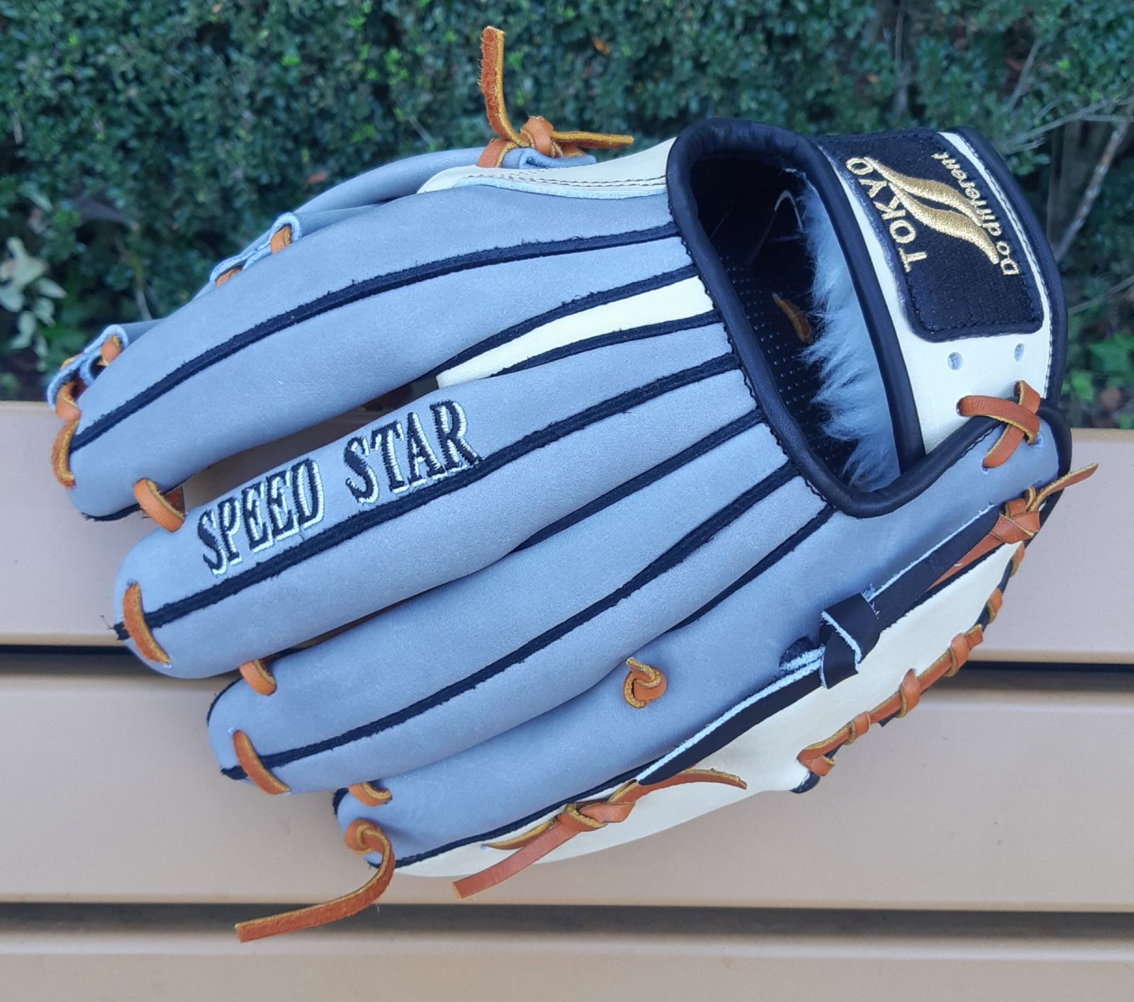 SPEED STAR 野球内野手用グローブ 右投げ SS-6AMEH グレー×キャメル
