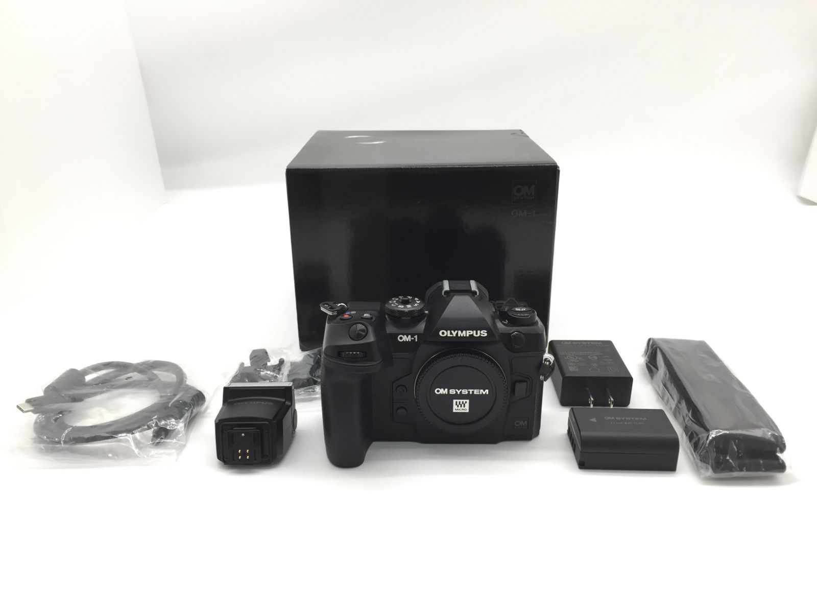 【美品】OLYMPUS オリンパス OM SYSTEM OM-1 ミラーレス一眼カメラ ボディ 動作品