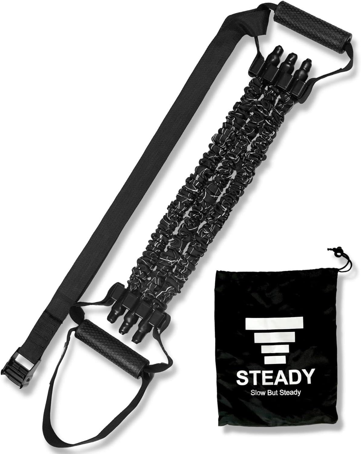 【人気商品】補助 懸垂 【ハンドル付き/多彩なトレーニング】 筋トレ 懸垂アシストチューブ 懸垂バー STEADY 懸垂マシン