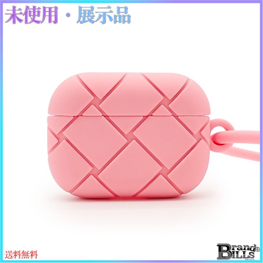 ボッテガヴェネタ AirPods PRO ケース エアーポッズ プロ ケース シリコン RIBON PINK 691715 訳アリ