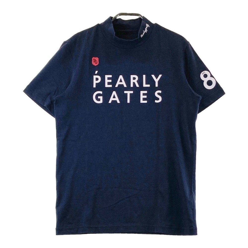 サイズ：4 PEARLY GATES パーリーゲイツ モックネック半袖T