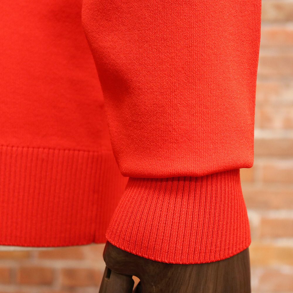 J.LINDEBERG/46(M)サイズ/クルーネック ニット 071-18312 ロゴ ジャ