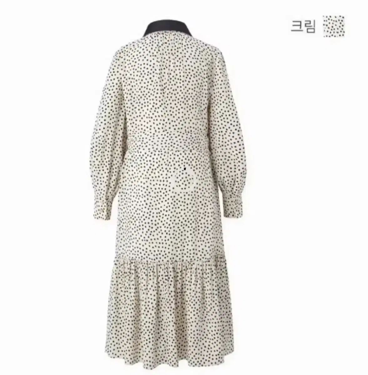 品数豊富！ Karl Lagerfeld(カールラガーフェルド) 白 ドット シフォン ワンピース