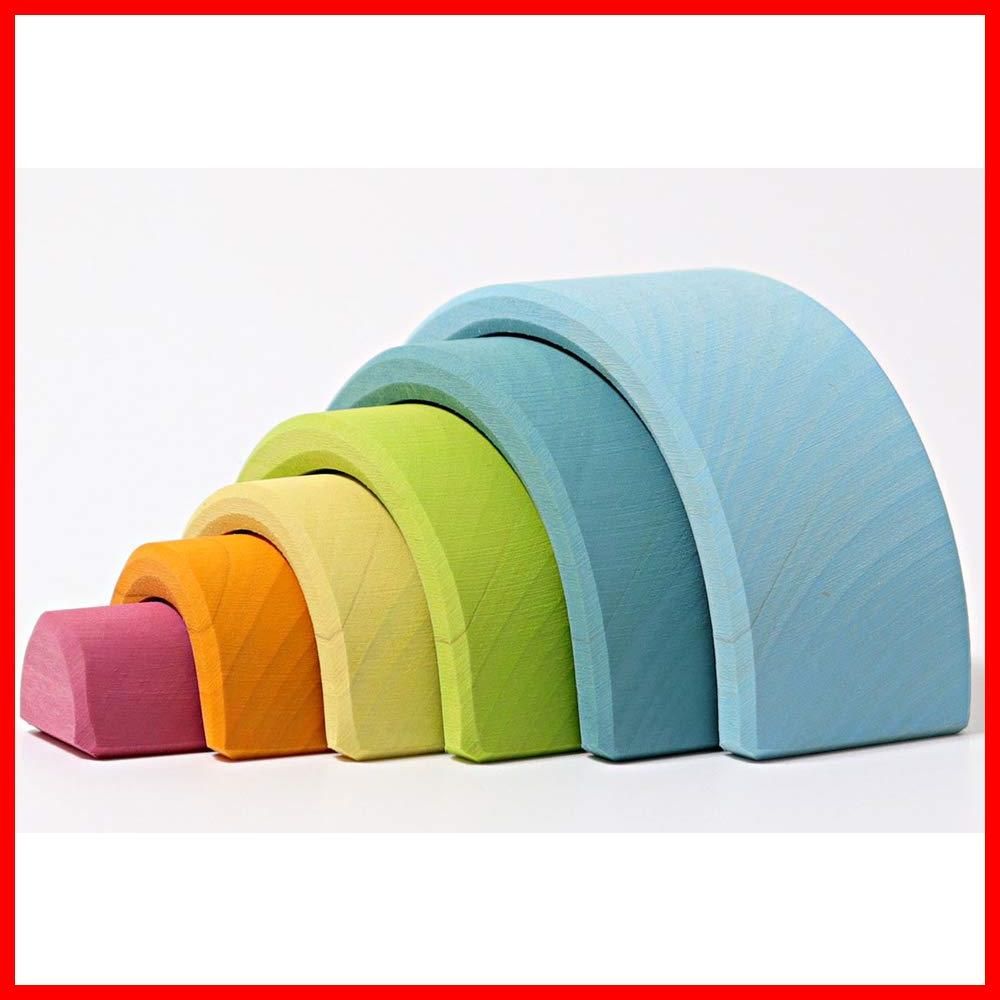 グリムス カラフル木製ブロック 知育玩具 Amazon | グリムGRIMM'S 玩具