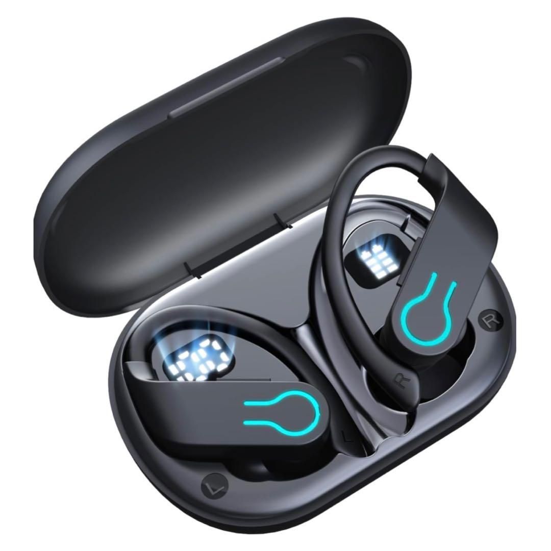 7g 大容量バッテリー❤️ワイヤレスイヤホン 耳掛け式 Bluetooth 5.3