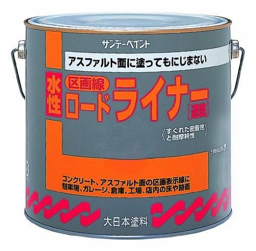 2営業日で発送 サンデーペイント ｻﾝﾃﾞｰ 水性ﾛｰﾄﾞﾗｲﾅｰ 白 7L 258826
