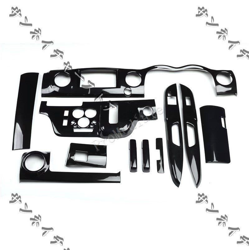 ABS製 艶出しブラック 日産 NV350 キャラバン 内装パネル 11枚セットYR人気注目