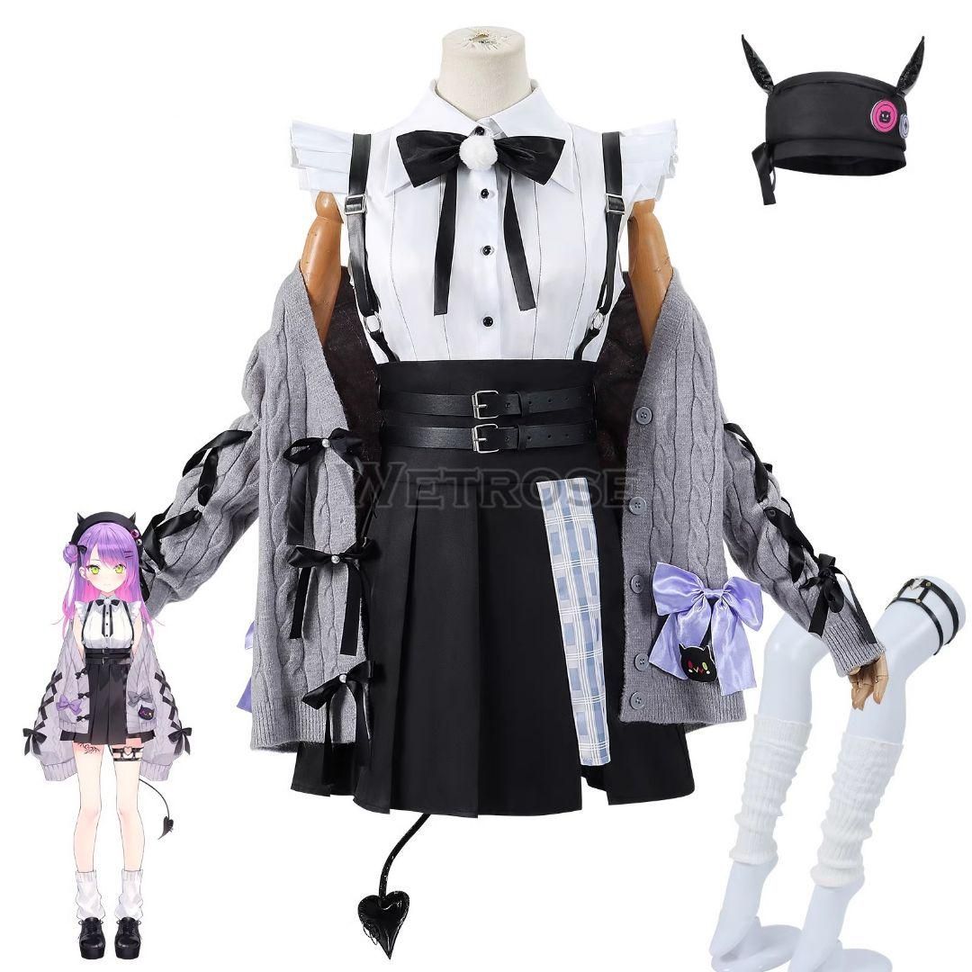 ホロライブ 常闇トワ コスプレ衣装 通常衣装 フルセット Amazon.co.jp: 【エルフ森林】 常闇トワ コスプレ 衣装 とこやみ