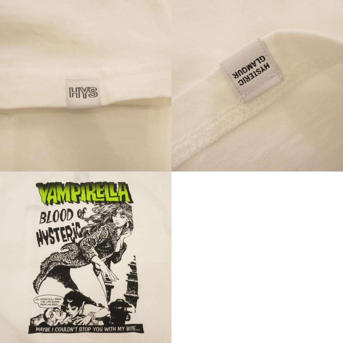 HYSTERIC GLAMOUR VAMPIRILLA 半袖シャツ XL NEWS｜HYSTERIC GLAMOUR