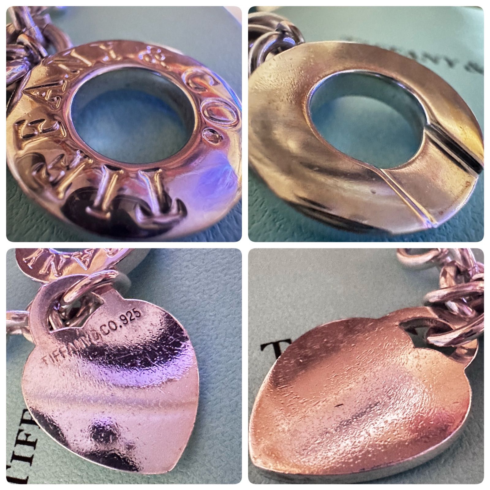 Tiffany & Co. ハートチャームブレスレット 箱 布袋 保証書 Tiffany&Co. ハートタグ トグルチャーム ブレスレット SV925