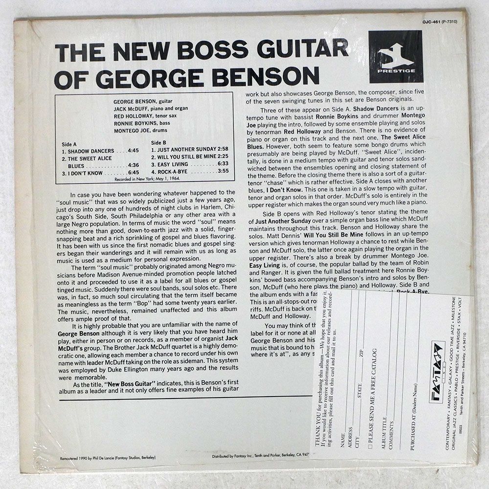 US盤 GEORGE BENSON/BREEZIN'/WARNER BROS. BSK3111 LP - メルカリ