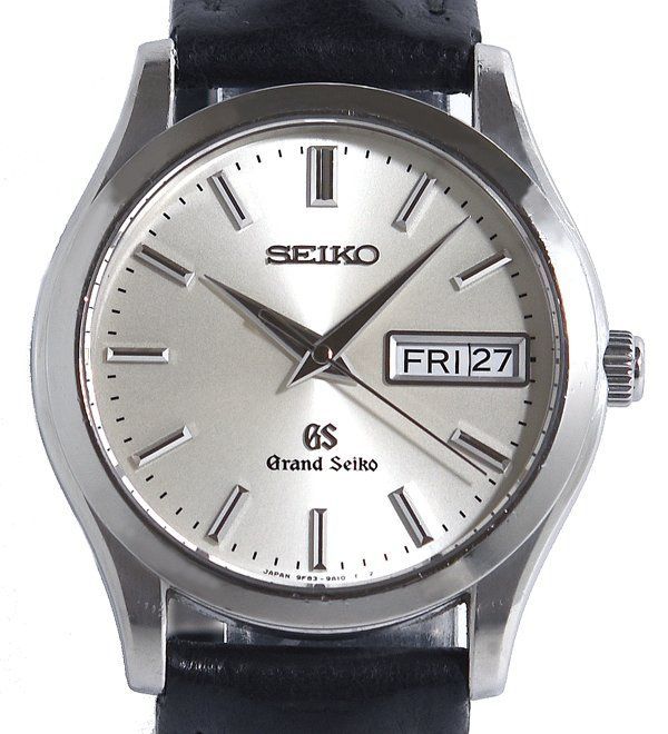 電池交換済 Grand Seiko GS グランドセイコー 9F83-9A30 デイデイト クォーツ メンズ