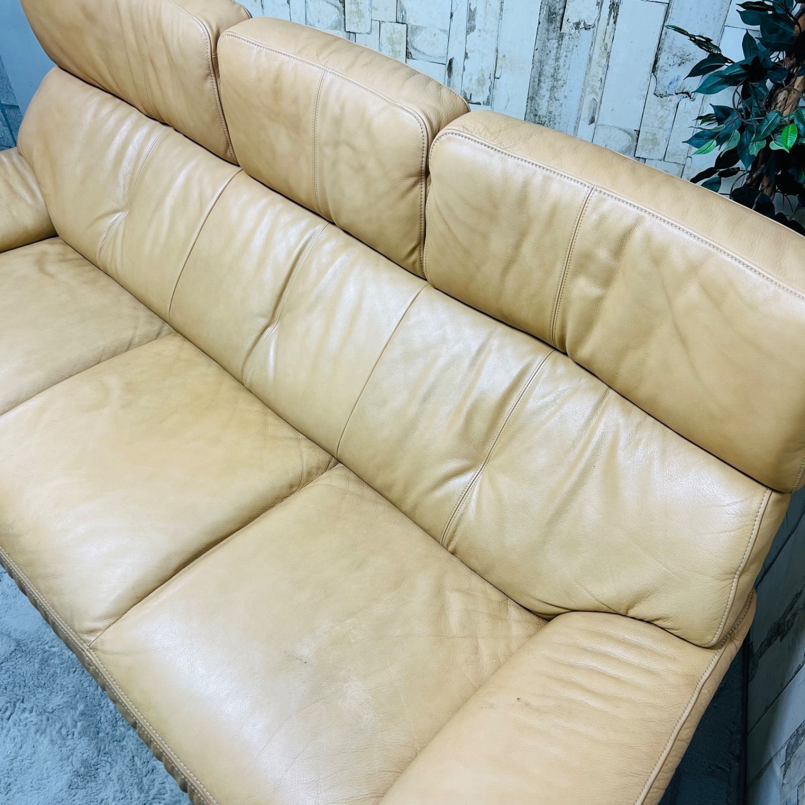 karimoku カリモク ハイバックソファ ZT7303 3人掛け 家具 - メルカリ