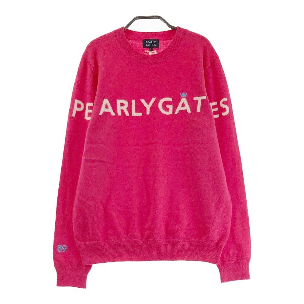 新品未使用 / PEARLY GATES / ピンクセーター / サイズ2 PEARLY GATES レディースセーター size 2 ピンク 【公式通販】