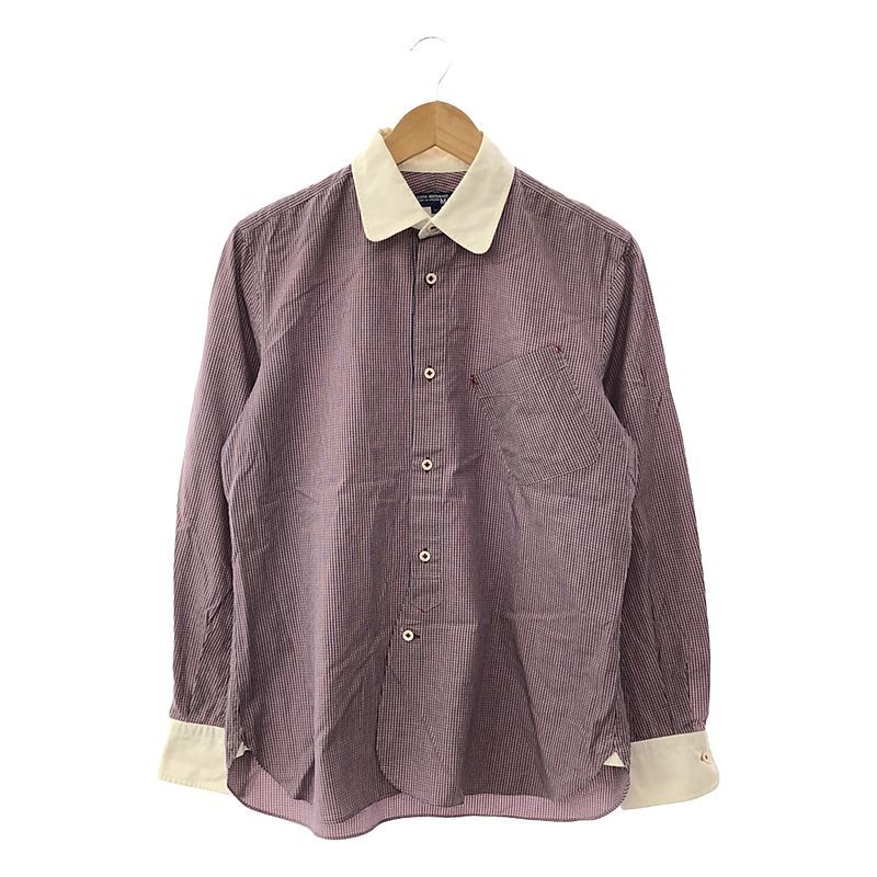 JUNYAWATANABE COMMEdesGARCONS MAN / ジュンヤワタナベマン | 2009SS | クレリック チェックシャツ | M | レッド / ブルー | メンズ