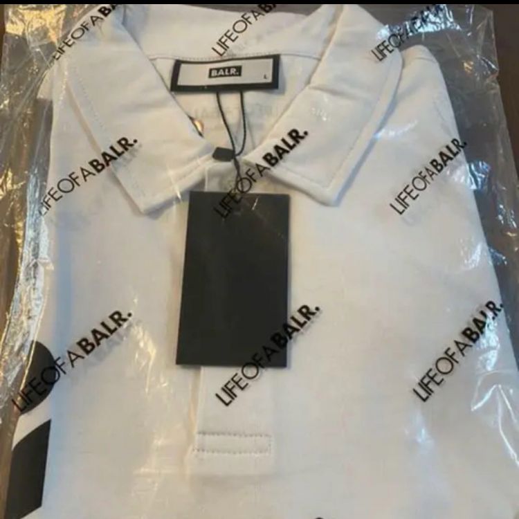 BALR. ボーラー ポロシャツ長袖 Lサイズ - メルカリ