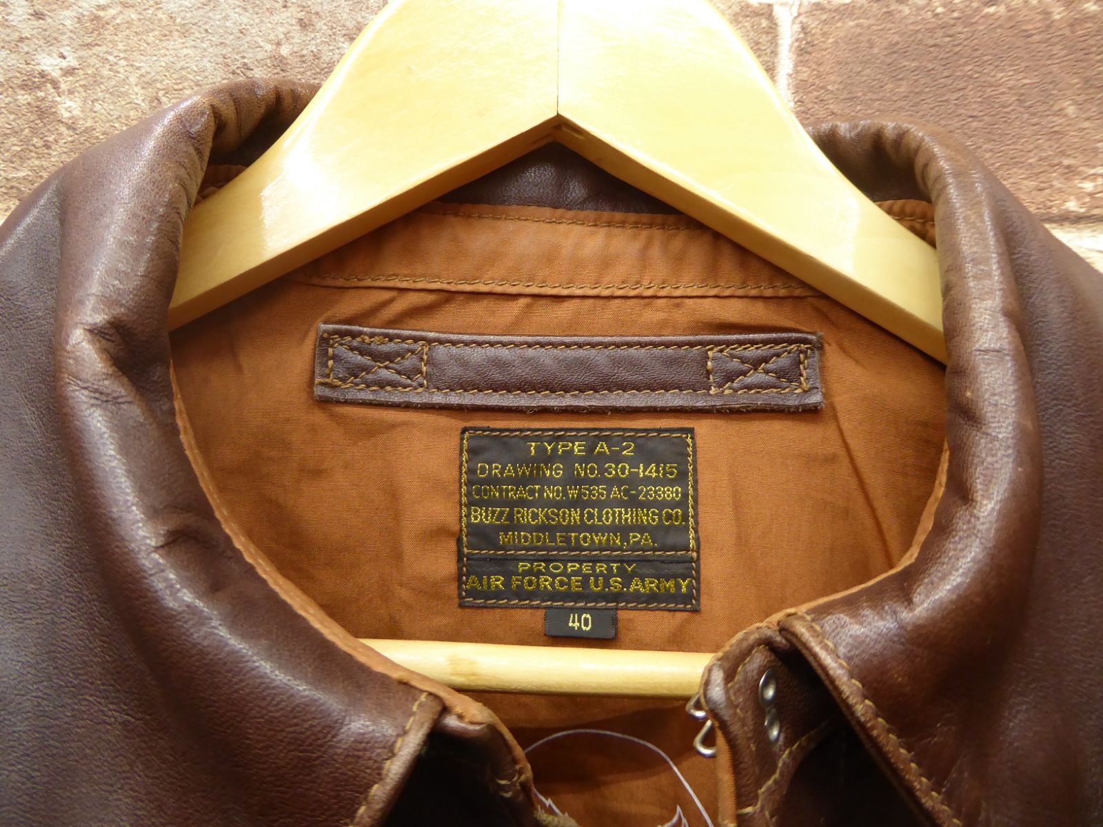 バズリクソンA2 A-2 - BUZZ RICKSON'S - バズリクソンズ