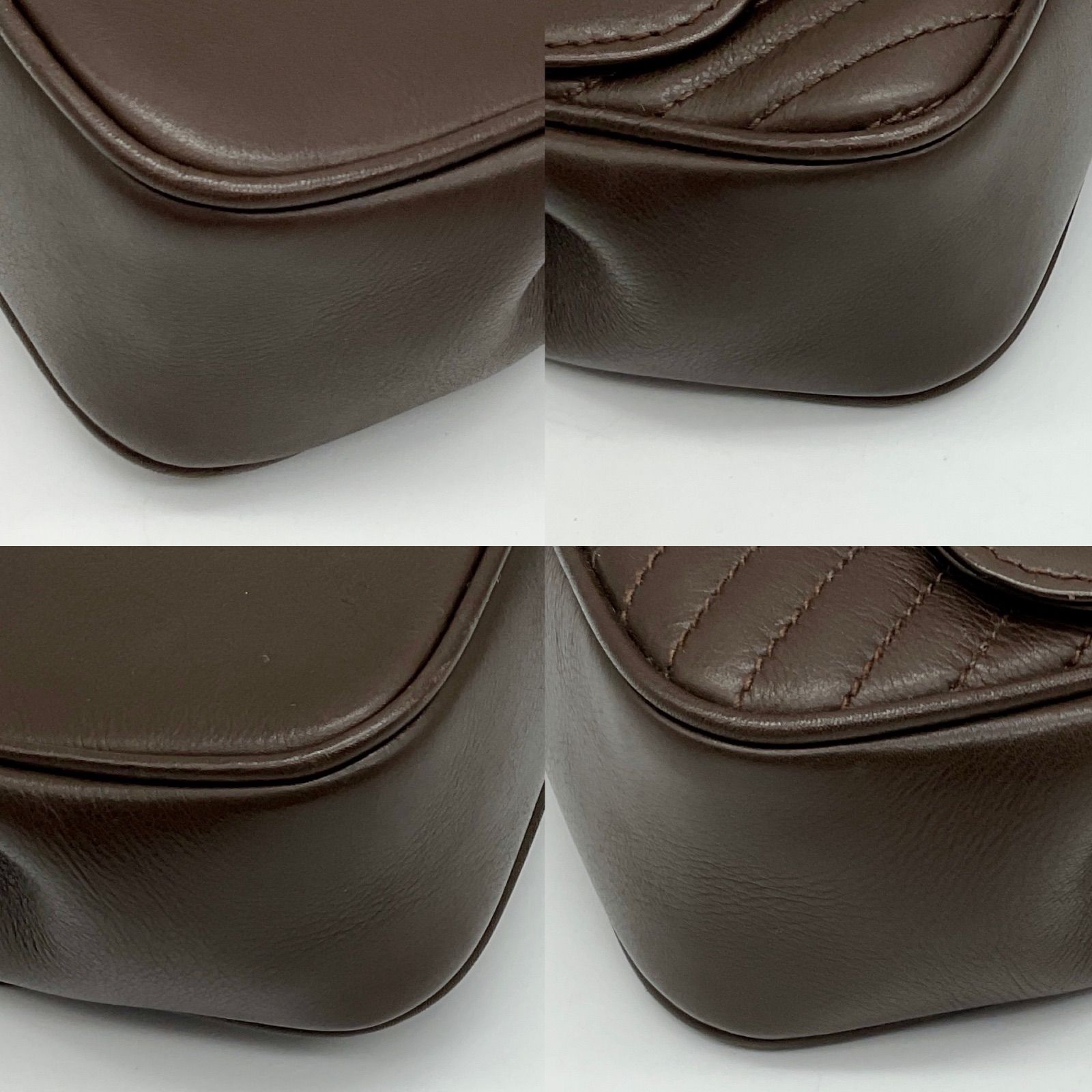 CELINE セリーヌ ヴィンテージ チェーンショルダーバック ブラウン 