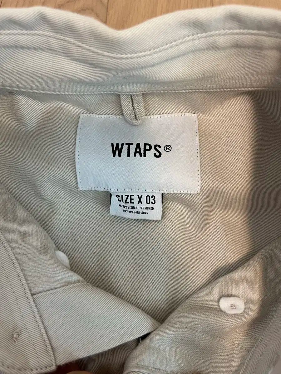 WTAPS オックスフォード シャツ ベージュ 3