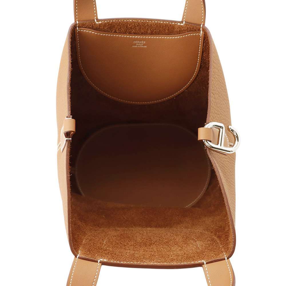 エルメス トートバッグ インザループ 23 ゴールド/シルバー金具