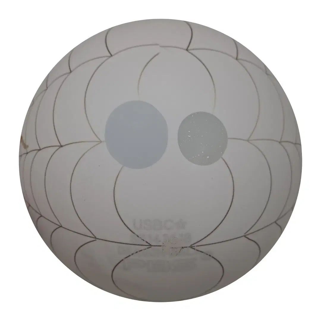 【新品・未使用】 14p1oz ホワイトドット ボーリングボール mebius-store_white-dot-orchid-