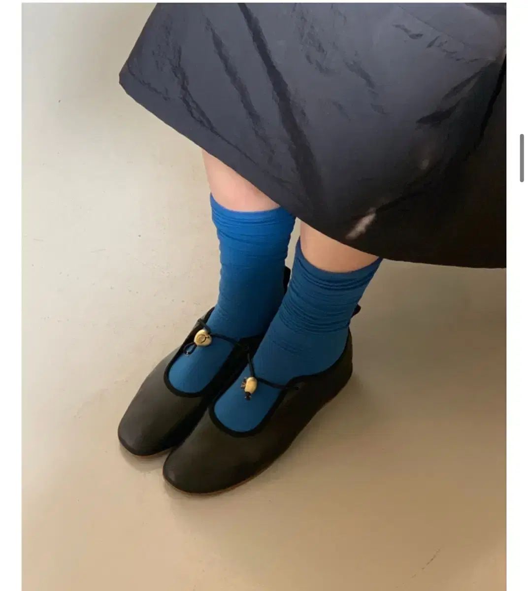 Archivepke アーカイブエプク ラブ ひも フラットシューズ 黒 250