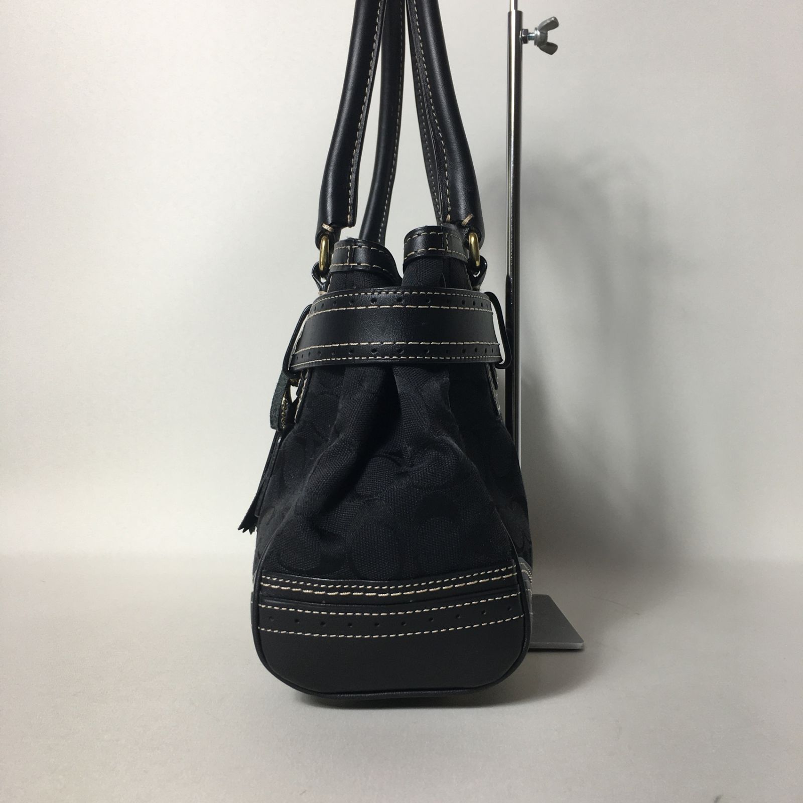 2506-186｜美品｜コーチ シグネチャー ハンドバッグ ブラック 2506-186｜美品｜コーチ シグネチャー ハンドバッグ ブラック