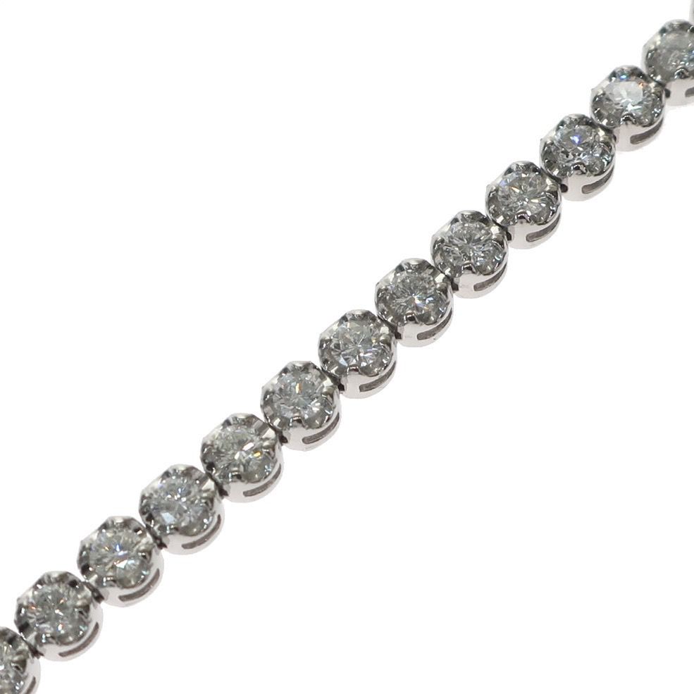 新品同様】テニスブレスレット Pt850 プラチナ ダイヤモンド 3.00ct  