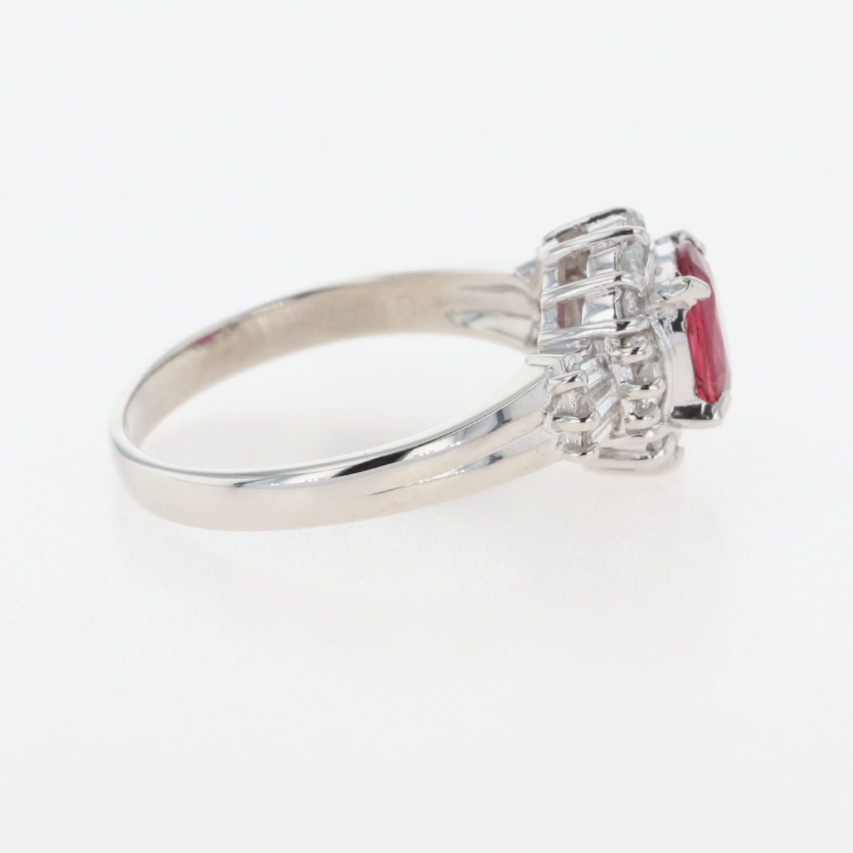 ルビー デザインリング プラチナ メレダイヤ 指輪 リング 13号 Pt900 ルビー ダイヤモンド レディース WWW_NOITHATQUANGTHANH_NET