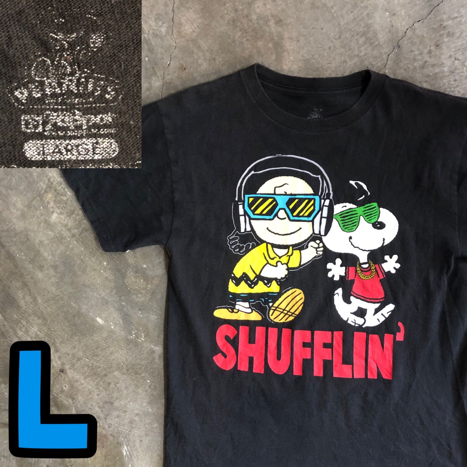 5T6222 PEANUTS プリントTシャツ スヌーピー　古着 T6222 PEANUTS プリントTシャツ スヌーピー 古着 - メルカリ