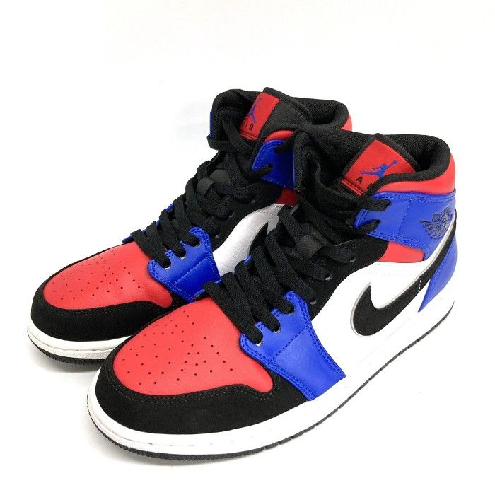 ☆NIKE ナイキ 554724-124 AIR JORDAN 1 MID エアジョーダン1 ホワイト