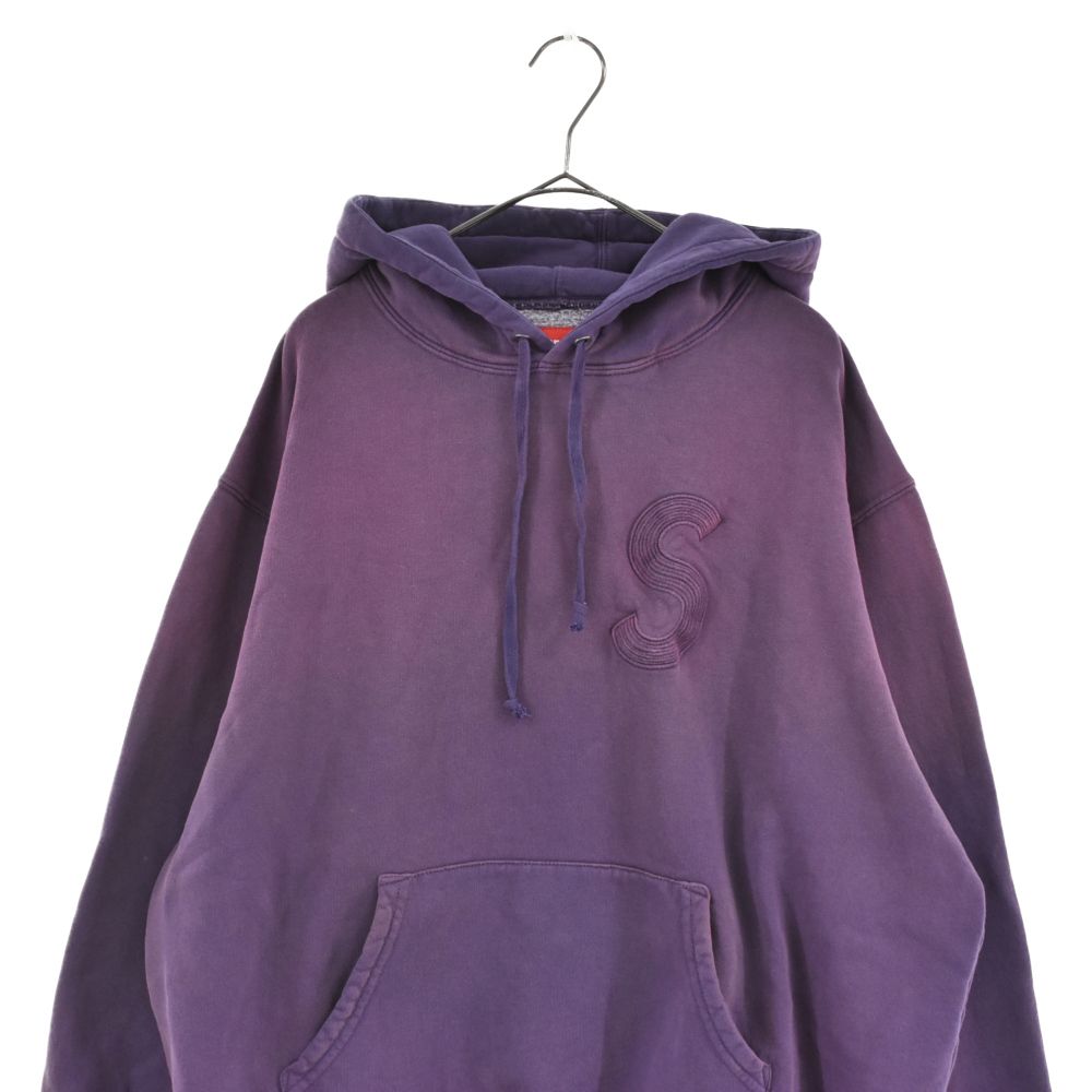 SUPREME (シュプリーム) 23SS Overdyed S Logo Hooded Sweatshirt S 