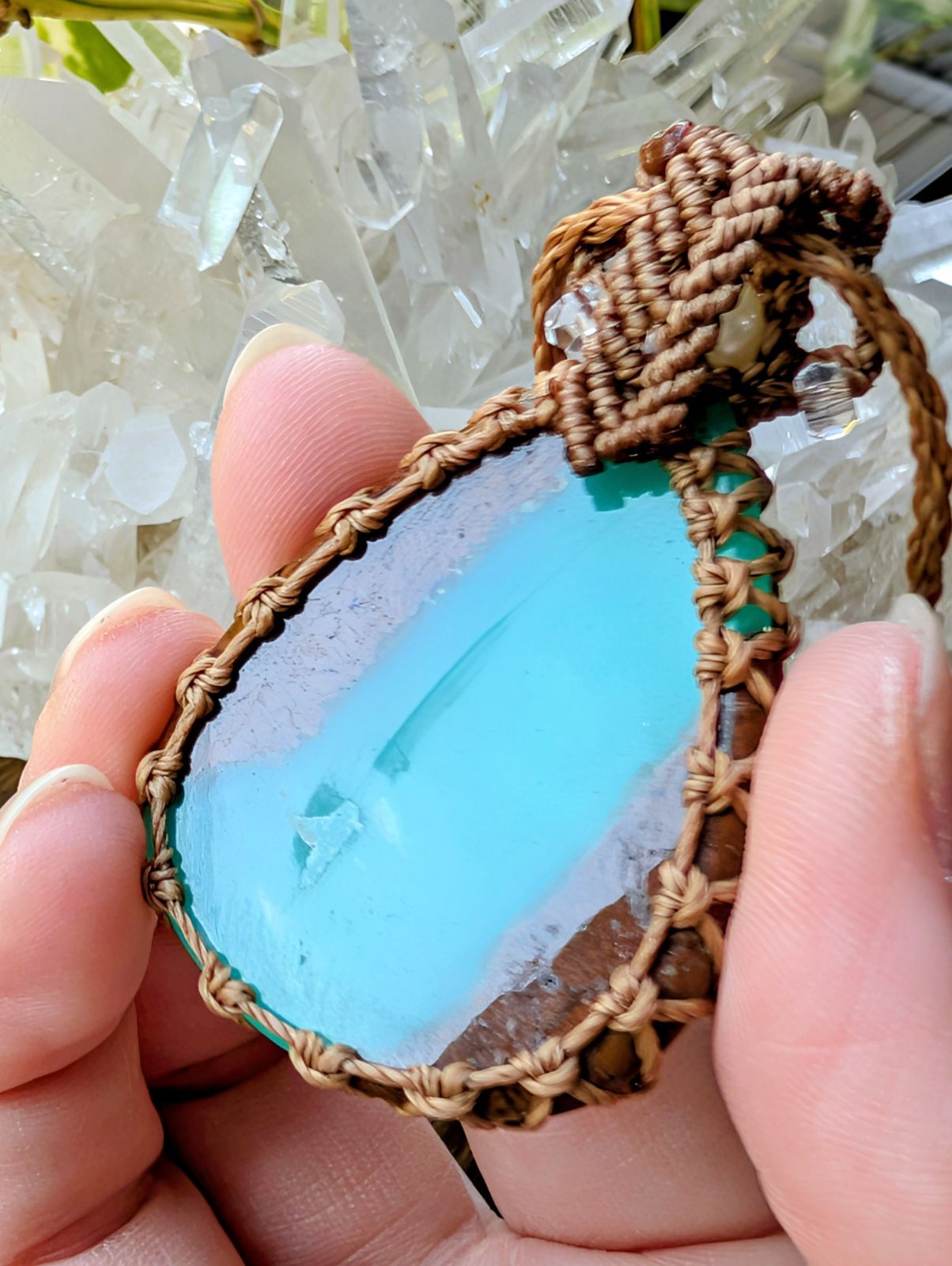 456 マクラメネックレス