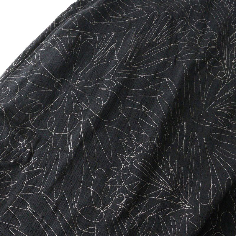 2023 ヨーガンレール Jurgen Lehl 刺繍入りコットンノースリーブ