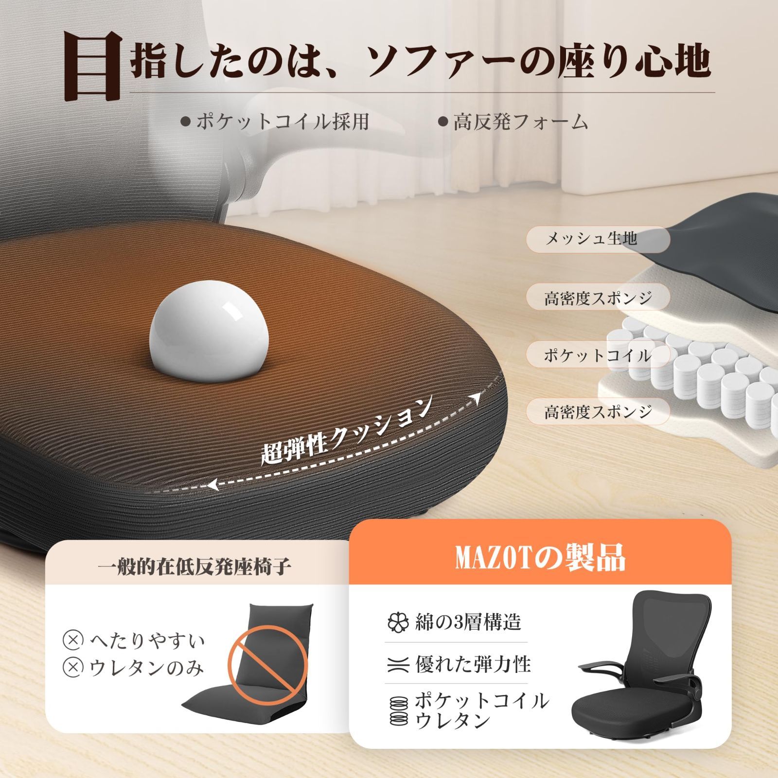 疲れない 10分簡単組み立て