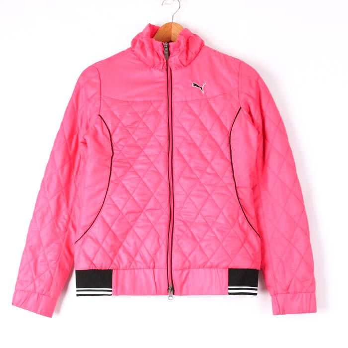 Puma ピンク キルティングジャケット PUMA スカジャン スーベニア