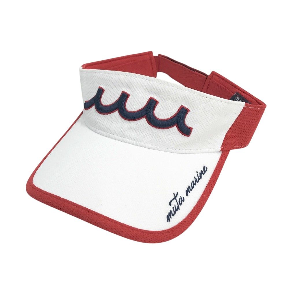 楽天市場】muta MARINE ムータ マリン 3Dエンブロイダリー バイザー ゴルフ サンバイザー メンズ レディース 夏日除け 帽子 ロゴ  立体的 刺繍 シーズレス ブラック ネイビー ホワイト ブランド おしゃれ : DEPARTMENTSTORES （ムータ）Muta MARINE  3Dエンブロイダリー ... Muta MARINE ムータマリン 8刺繍サンバイザー ホワイト　F