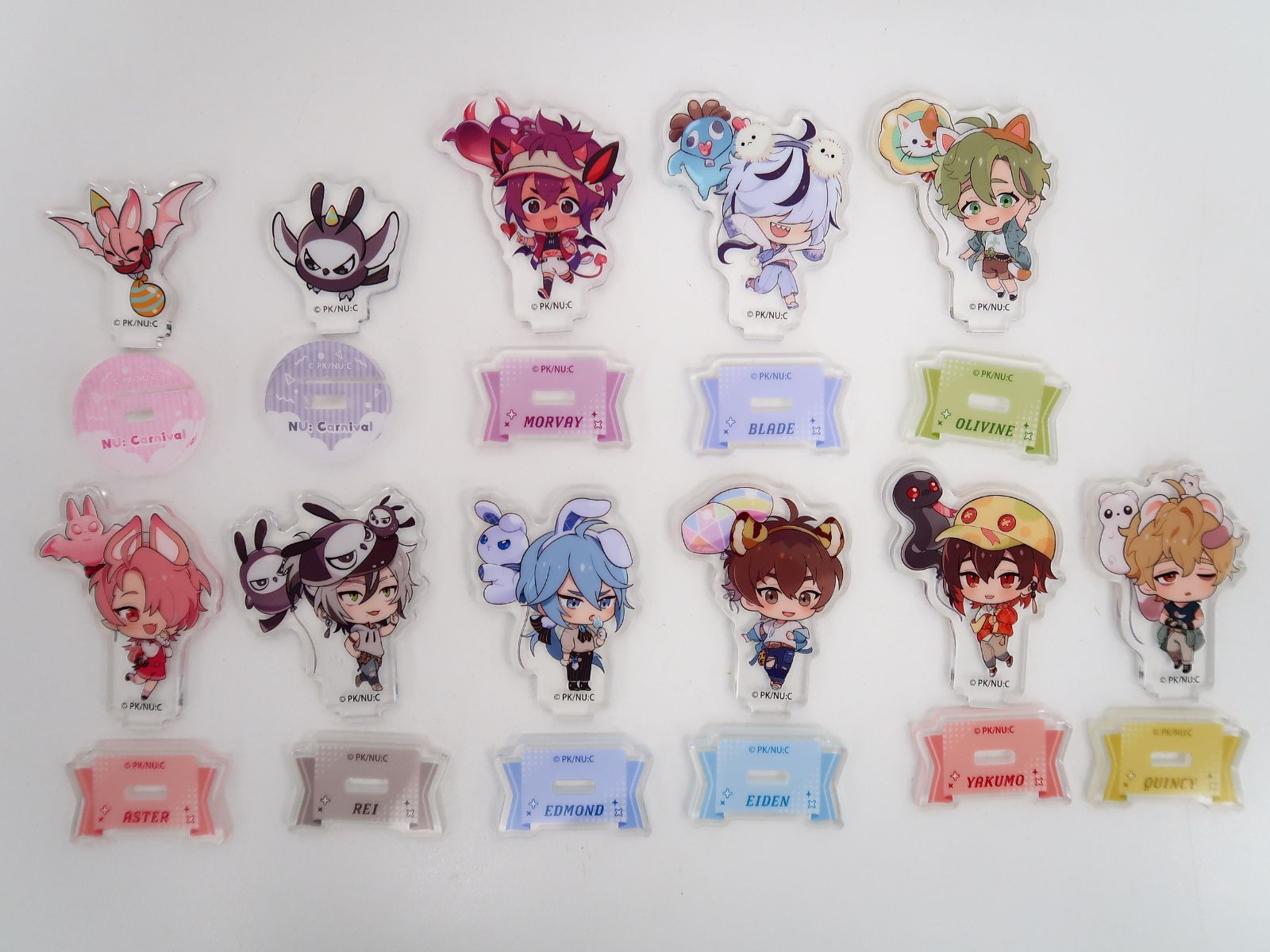 11個セット NU： カーニバル ちっちゃいアクリルスタンド