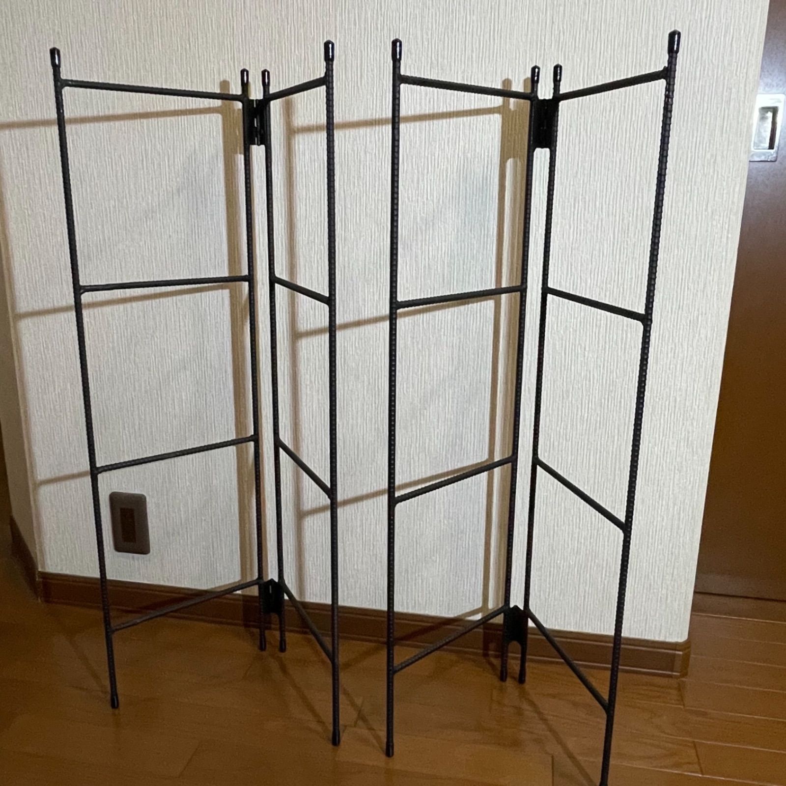 手作りアイアン家具 折り畳みラック アンティーク 西海岸
